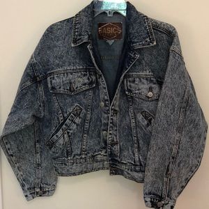 Vintage Jordache Acid-washed Jean Jacket, Sz Sm